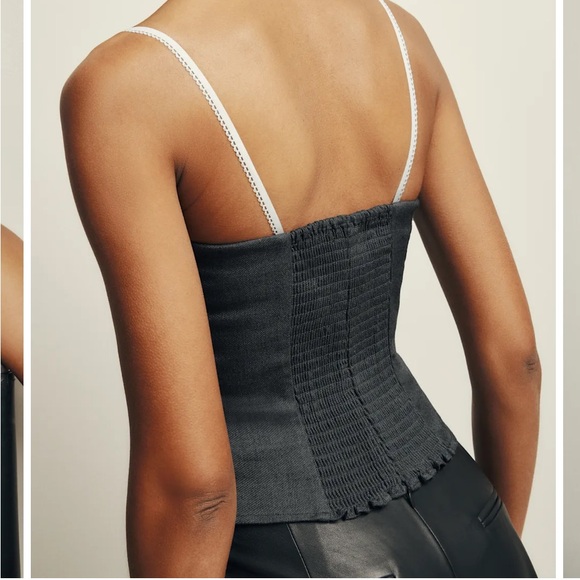 Melanie gray corset top - Picture 3 of 10